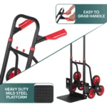 Corvids 150 Kg Stairs Climbing Mild Steel Hand Truck with 2-Year Warranty - Image 6